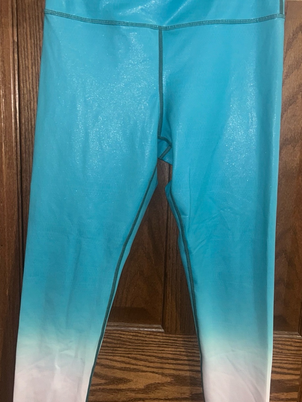Women’s Aqua Ombre Active Leggings